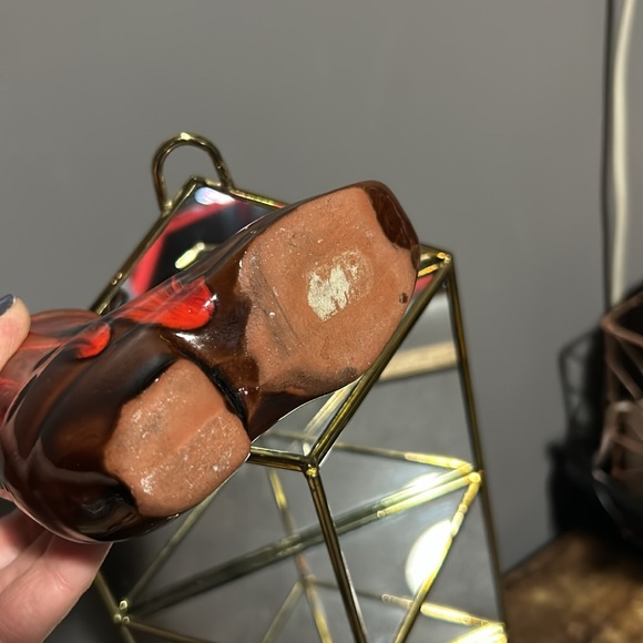 Vintage MCMaster Craft pottery cowboy cowgirl boot. MCM retro Vermilion Bay Ont - Picture 3 of 8